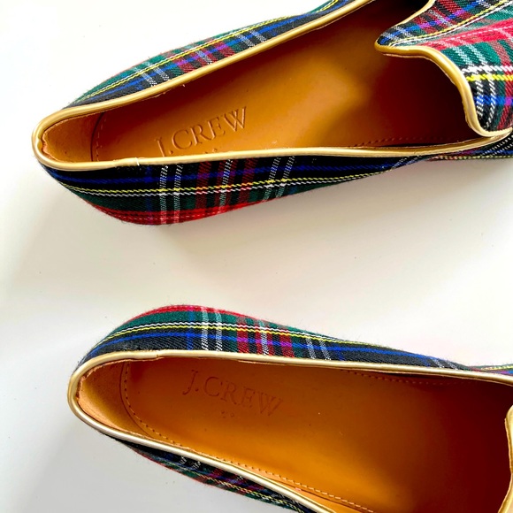 J Crew Tartan Flats• Sz 7 - Picture 4 of 10